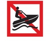 Verboden voor waterscooters
