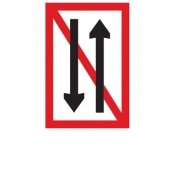 Ontmoeten en voorbijlopen verboden